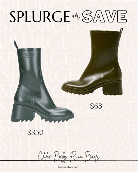 chloe betty rubber boots dupe|12+ Best Chloé Boot Dupes That Look Designer (2024) .